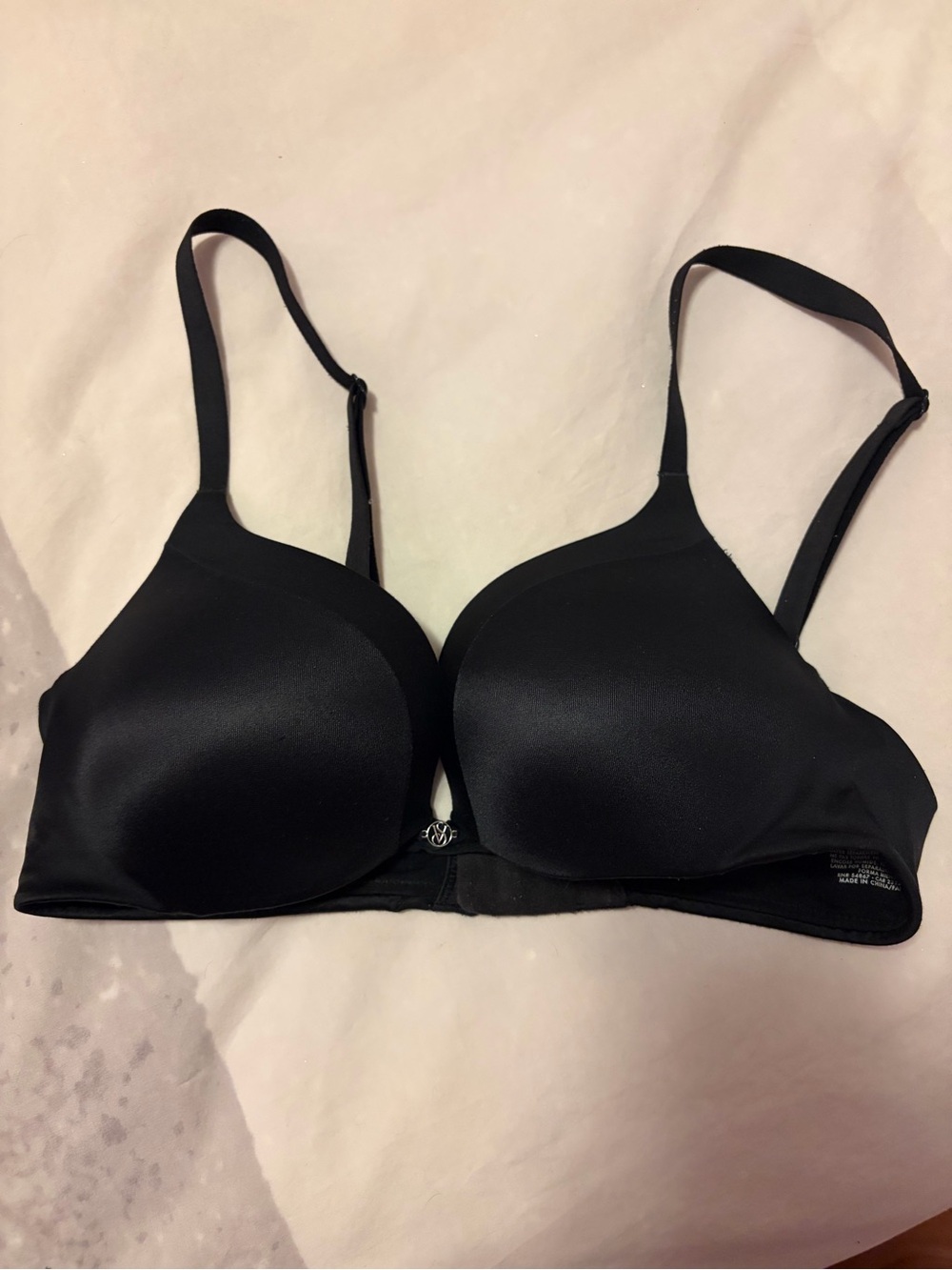 Victoria's Secret Black Plunge Push Up Bea